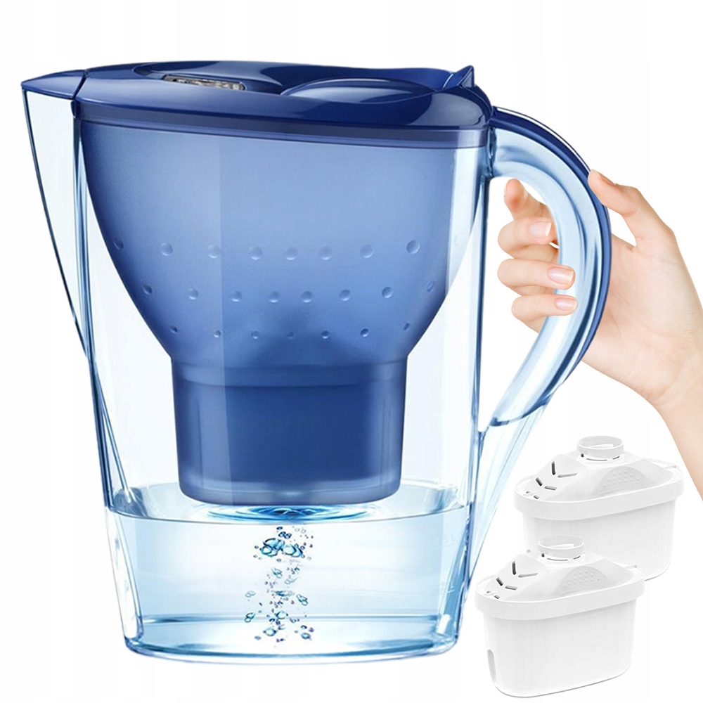 Filtrační Konvice Bedee 3.5L Manuální Modrá 2X Vodní Filtr