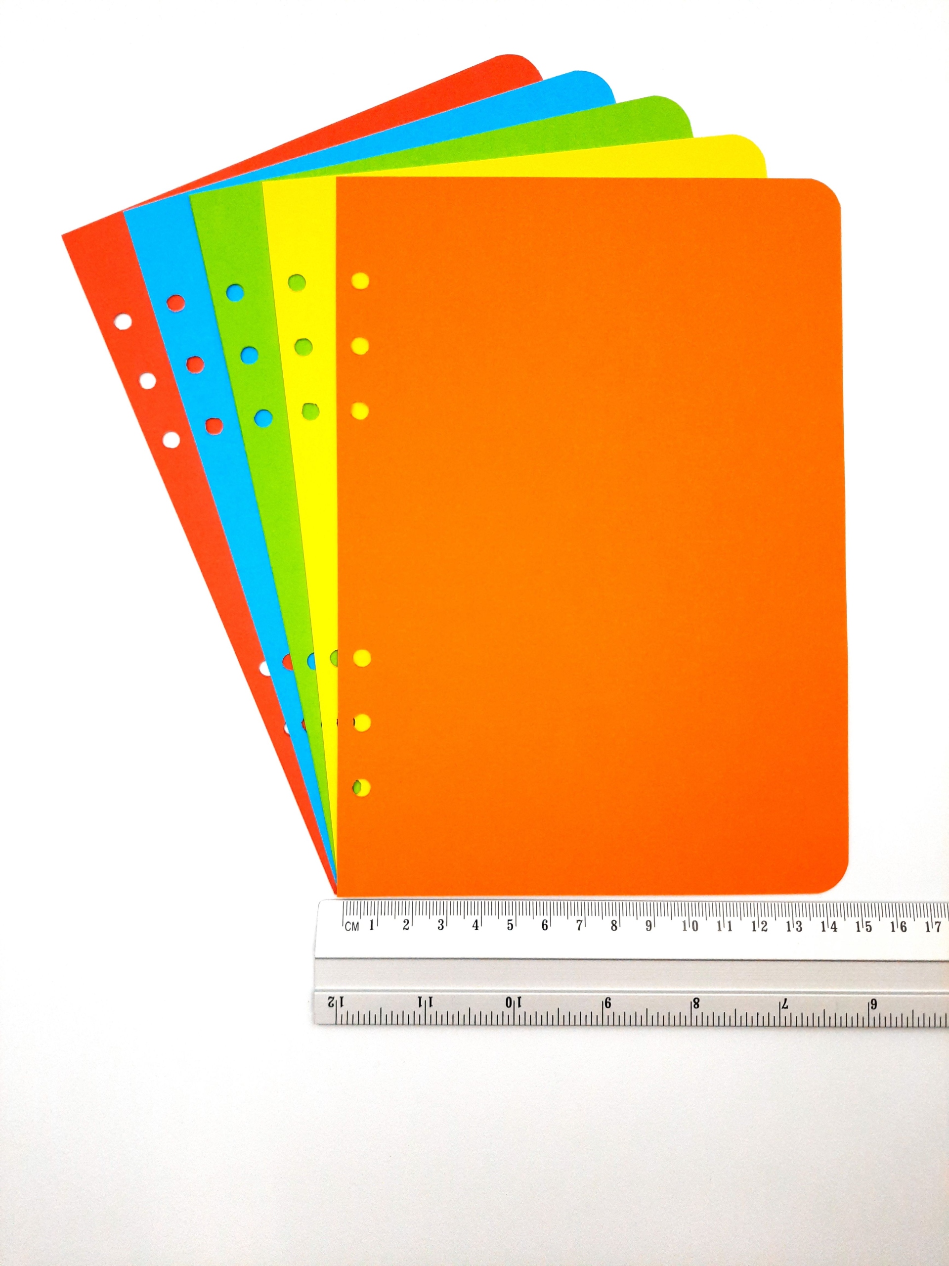 Wkład KOLOROWY notesu planera 6 RINGÓW A5 INTENSIV Szerokość produktu 14.8 cm