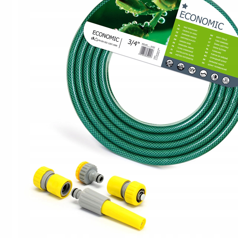 

Wąż ogrodowy Cellfast 3/4" 30m zestaw złącz