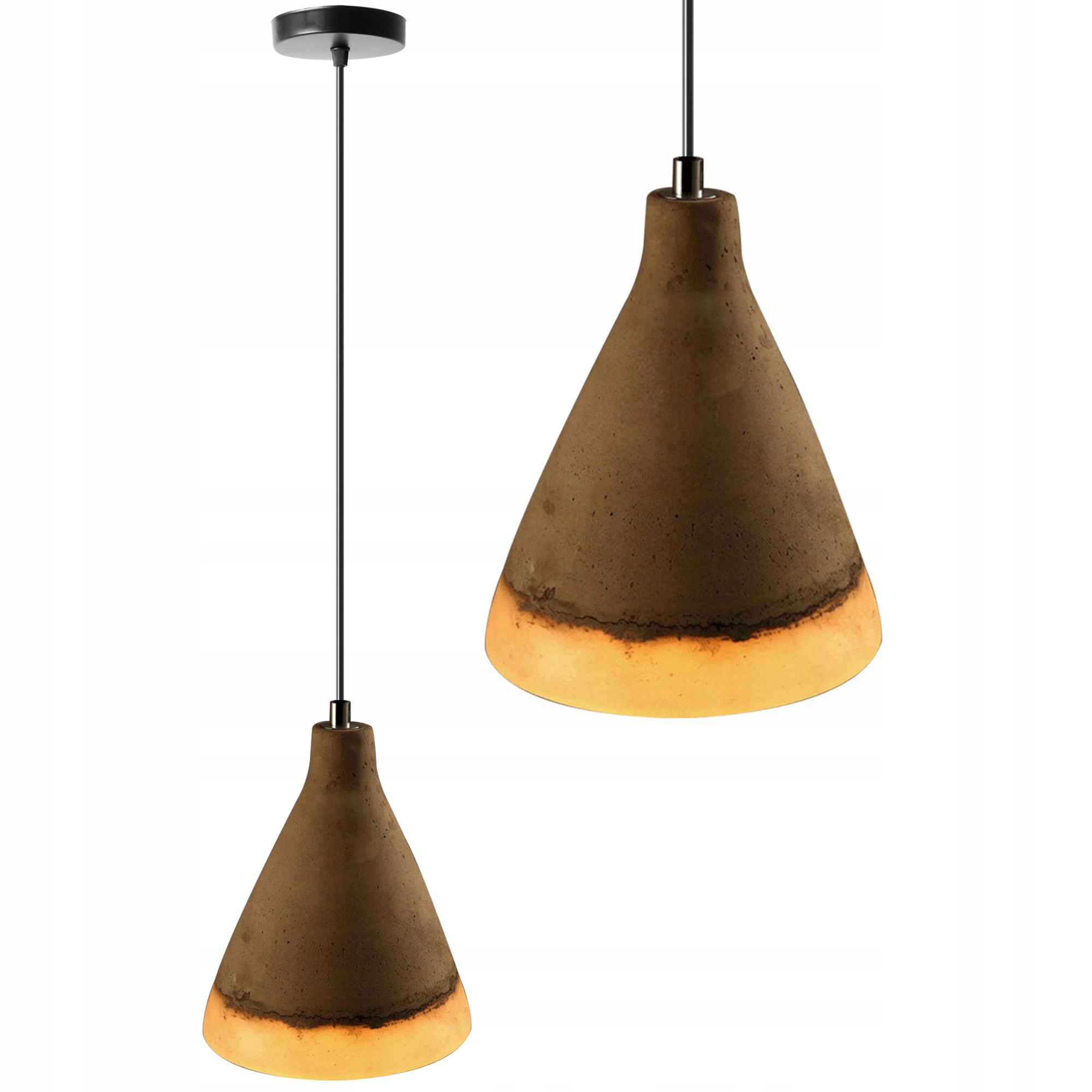 

Lampa Sufitowa Wisząca Betonowa Loft Oryginalna