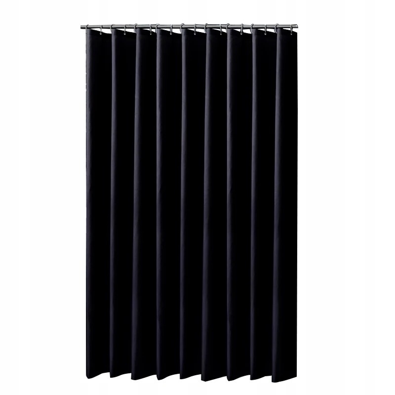 

Zasłona Zasłonka Prysznicowa 180X200 Czarna ZA-12