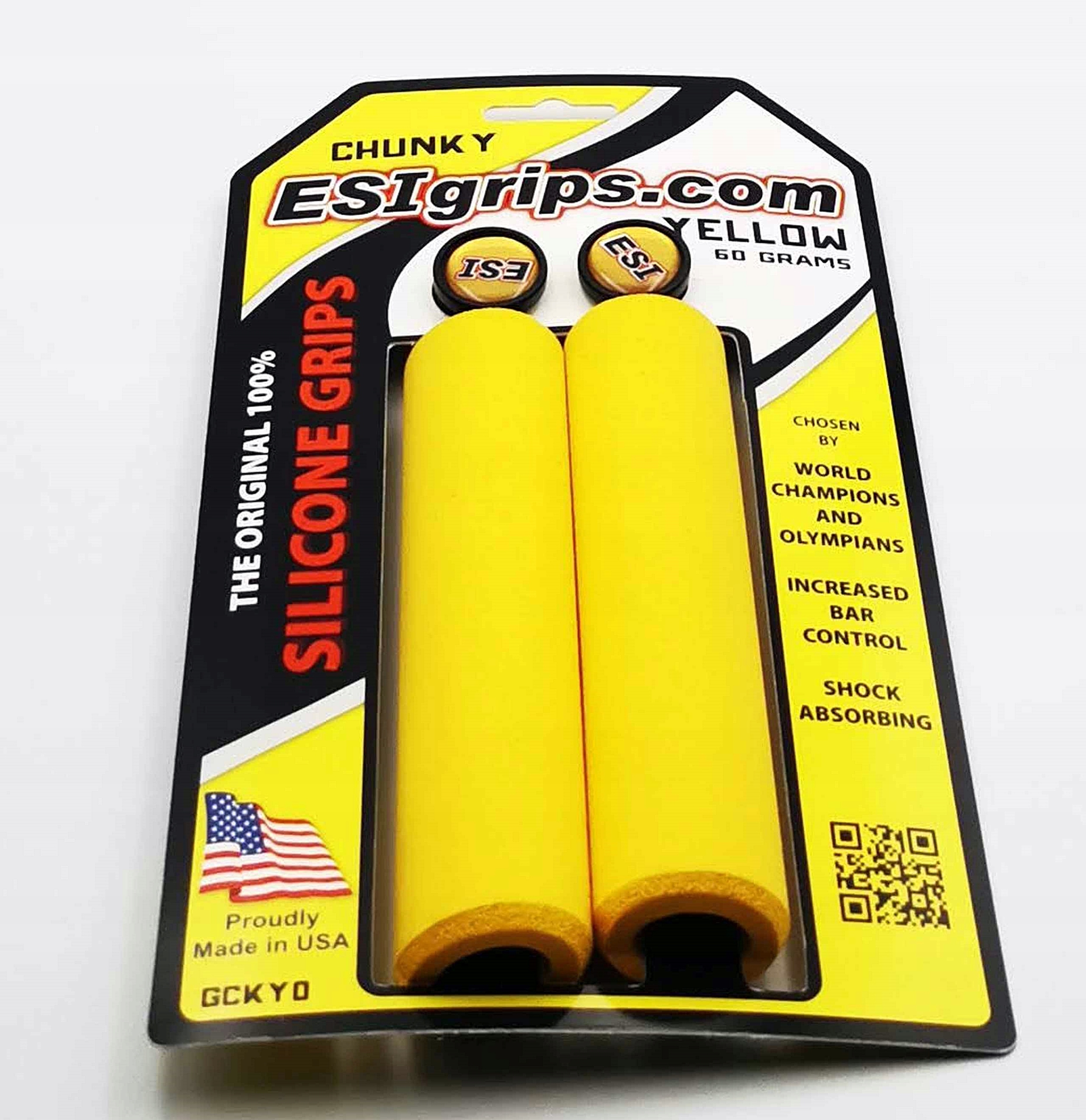 Gripy Esi Chunky silikonové Žluté Made in Usa 60 g