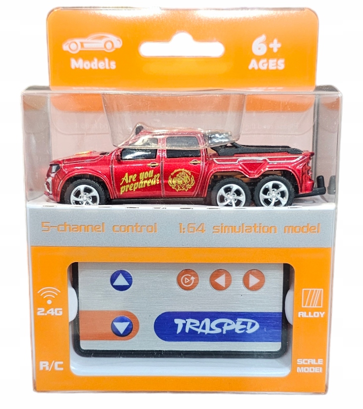 SAMOCHÓD ZDALNIE STEROWANY RC METALOWY NA PILOTA metalowy auto resorak R/C Marka bez marki