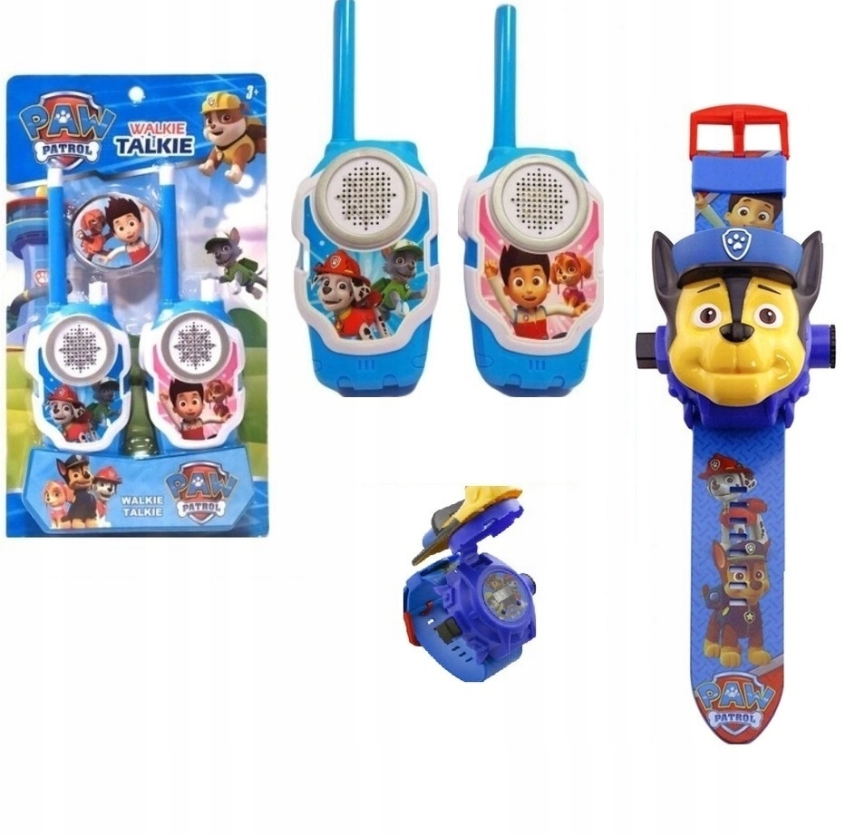 

Krótkofalówki Łoki Toki Psi Patrol Zegarek 3D