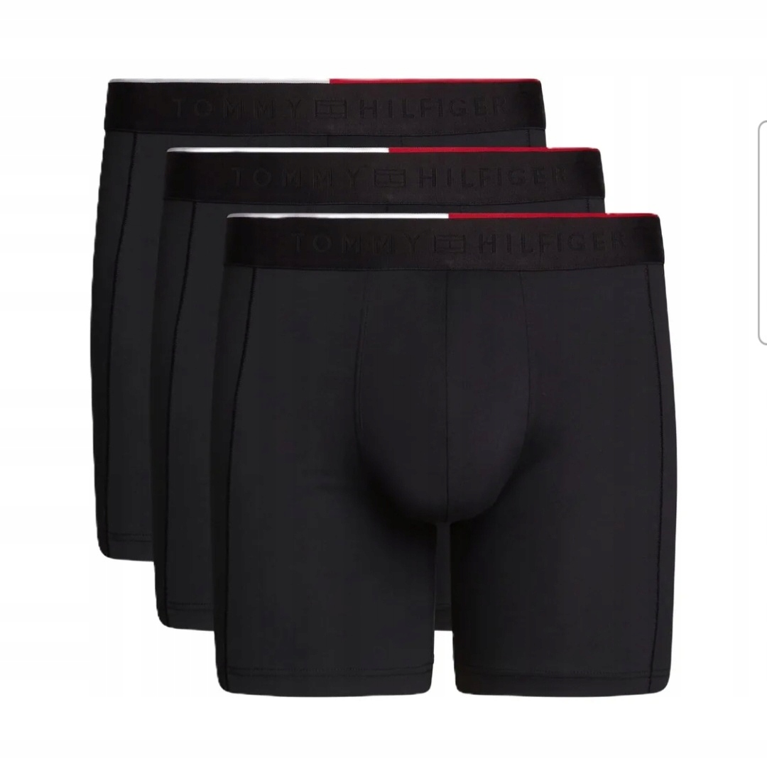 Tommy Hilfiger pánské boxerky 3-pack, černé, S
