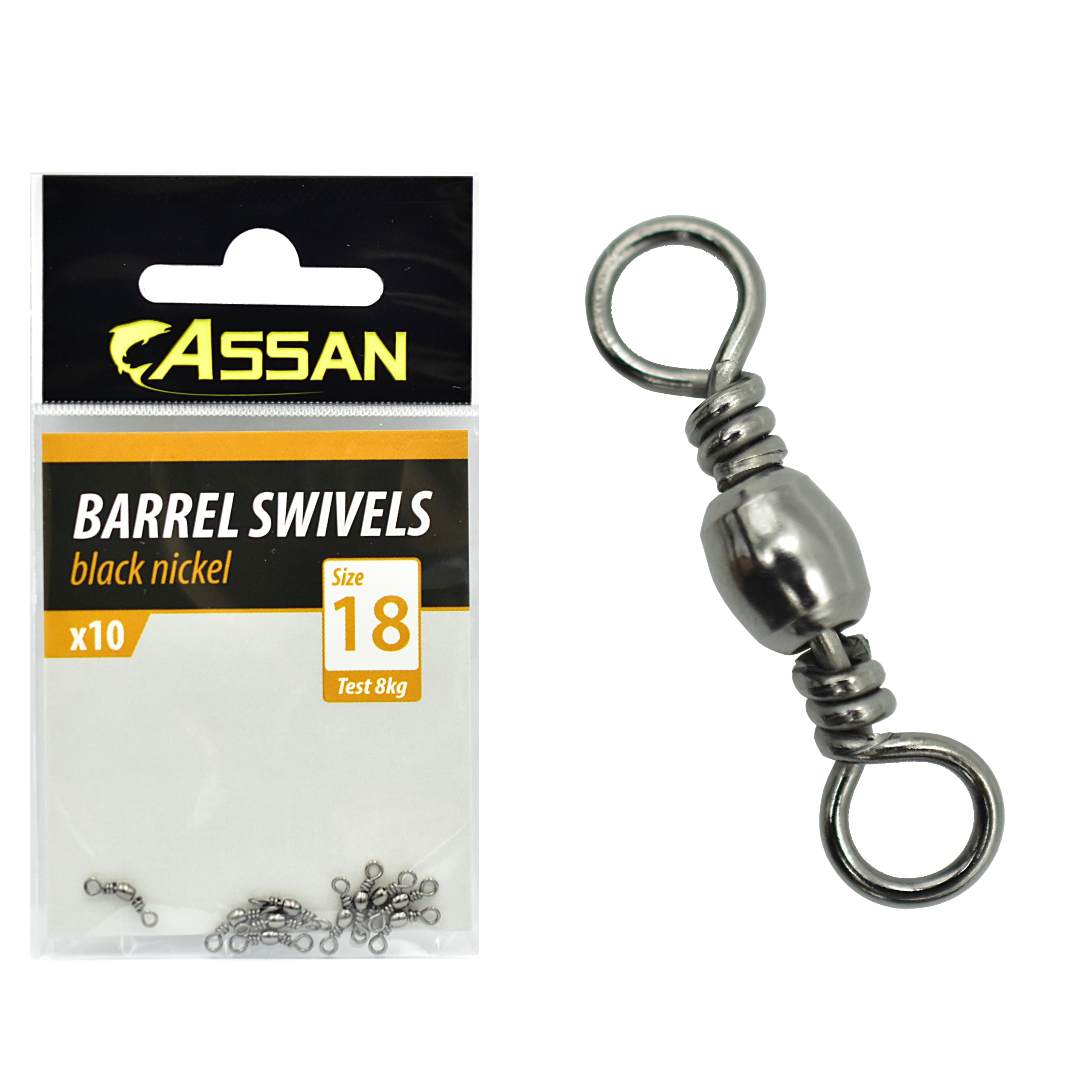 

Krętliki Baryłkowe Assan Krętlik 10szt r 18/8 kg