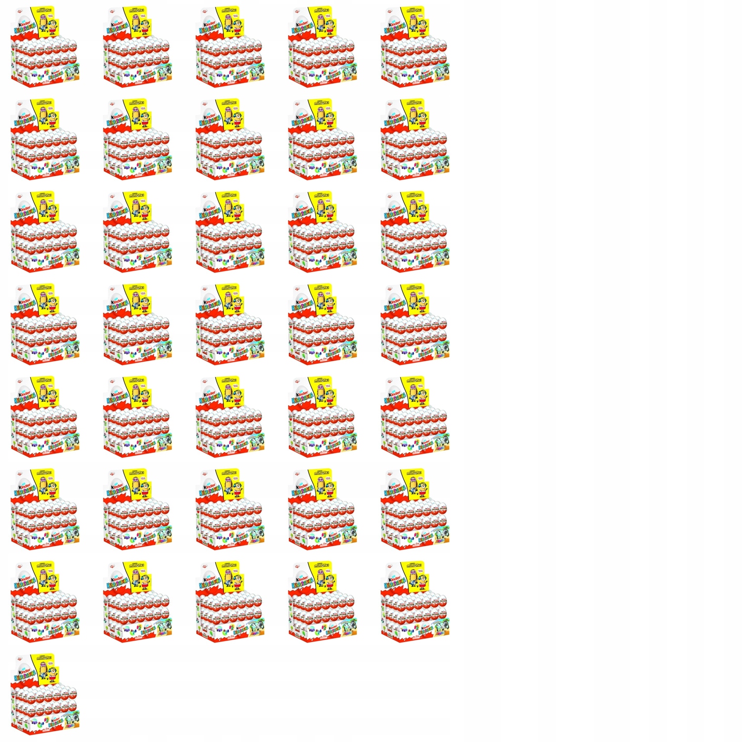 Levně 36x 20g Kinder překvapení jako s hračkou Polovičního Kartonu