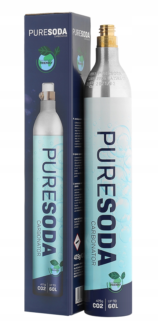 Nabój Co2 SodaStream Butla Nowy Pełny425g PURESODA (PolPoż) • Cena