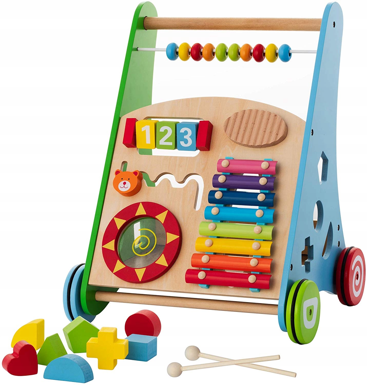 

Chodzik Drewniany pchacz zabawka Edukacyjna sorter