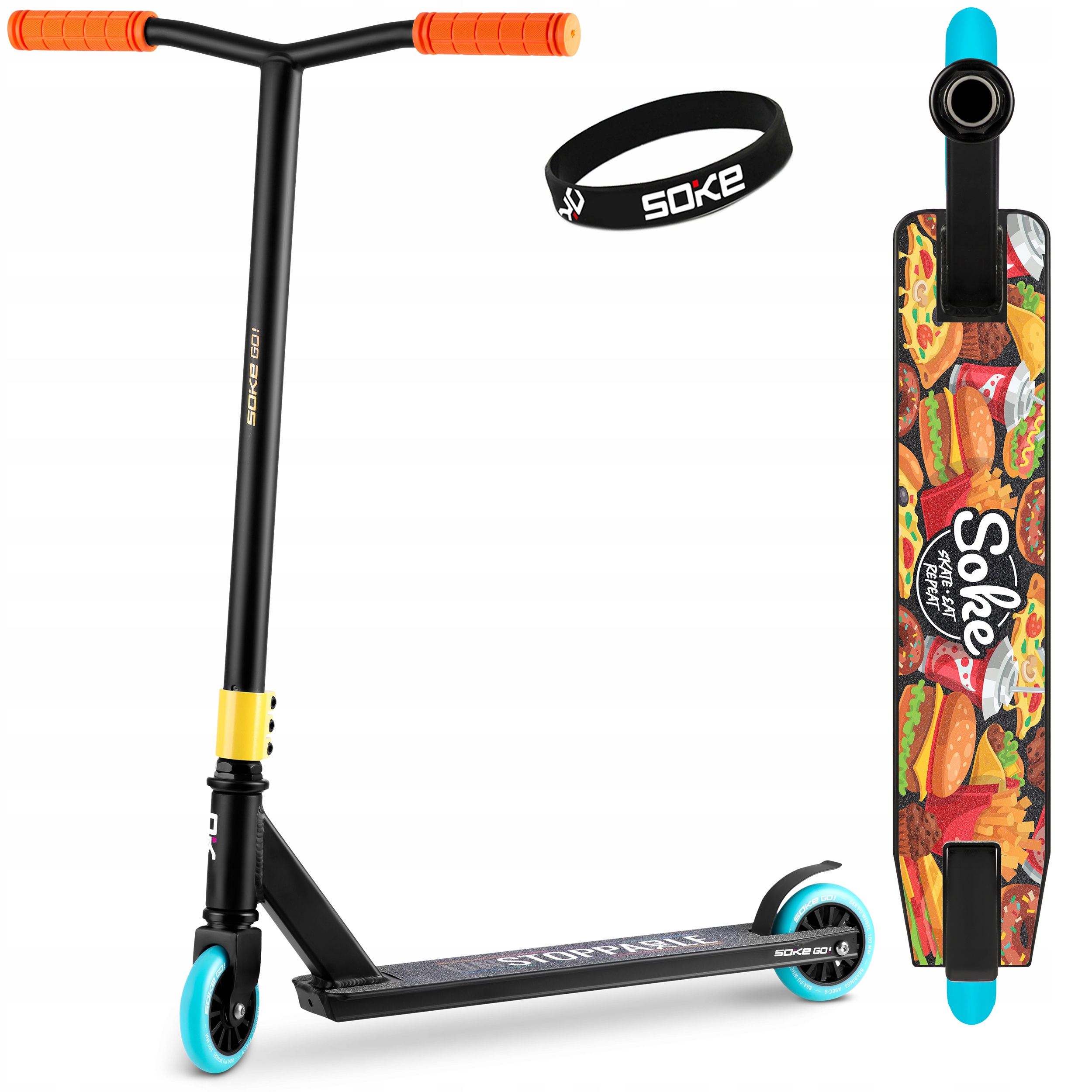 

Hulajnoga wyczynowa do trików ABEC-9 Soke Go!