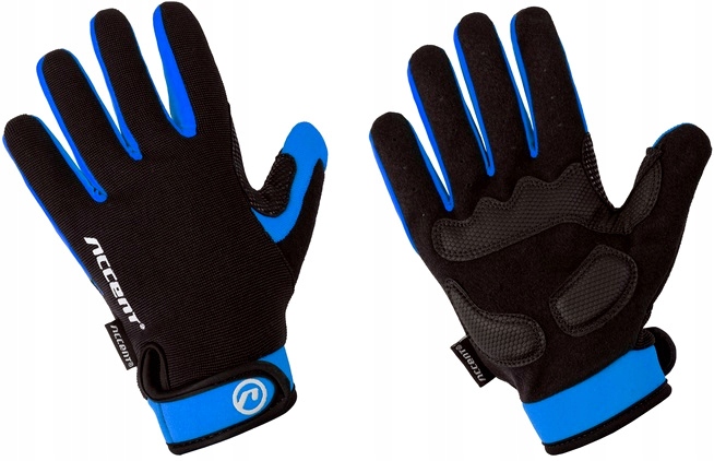 Rękawiczki ACCENT BORA Long czarno-niebieskie XL Marka Accent