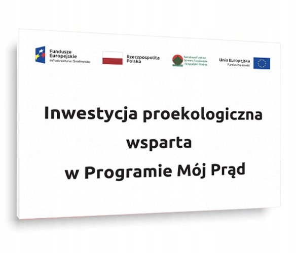 

tablica Mój Prąd , Obowiązkowa Fotowoltaika A4