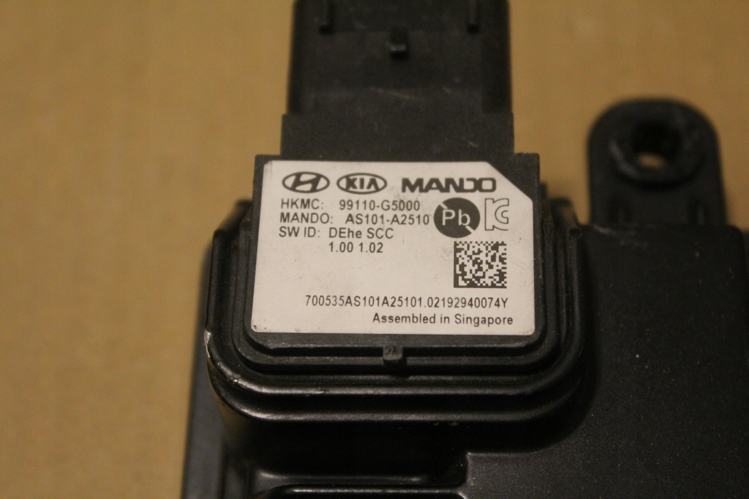 Moduł radar sensor Distronic Kia Niro 99110-G5000 Kod producenta 99110-G5000kia