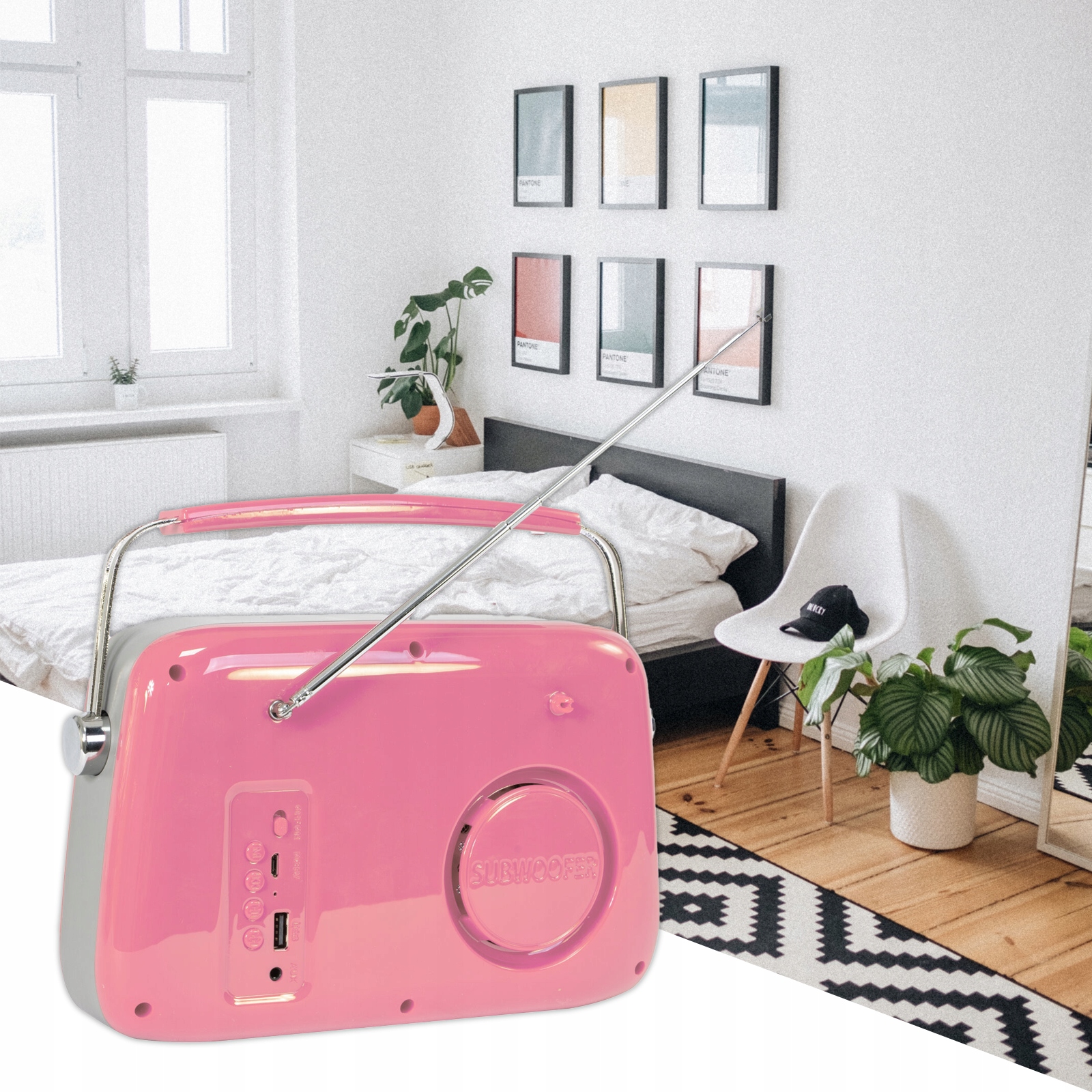 Bateryjne Radio FM USB BT Madison kuchnia taras Zasilanie akumulatorowe