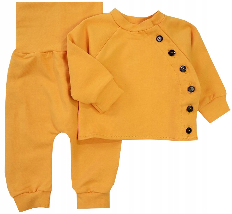 

Komplet Niemowlęcy Bluza Spodnie miodowy 62 L301B