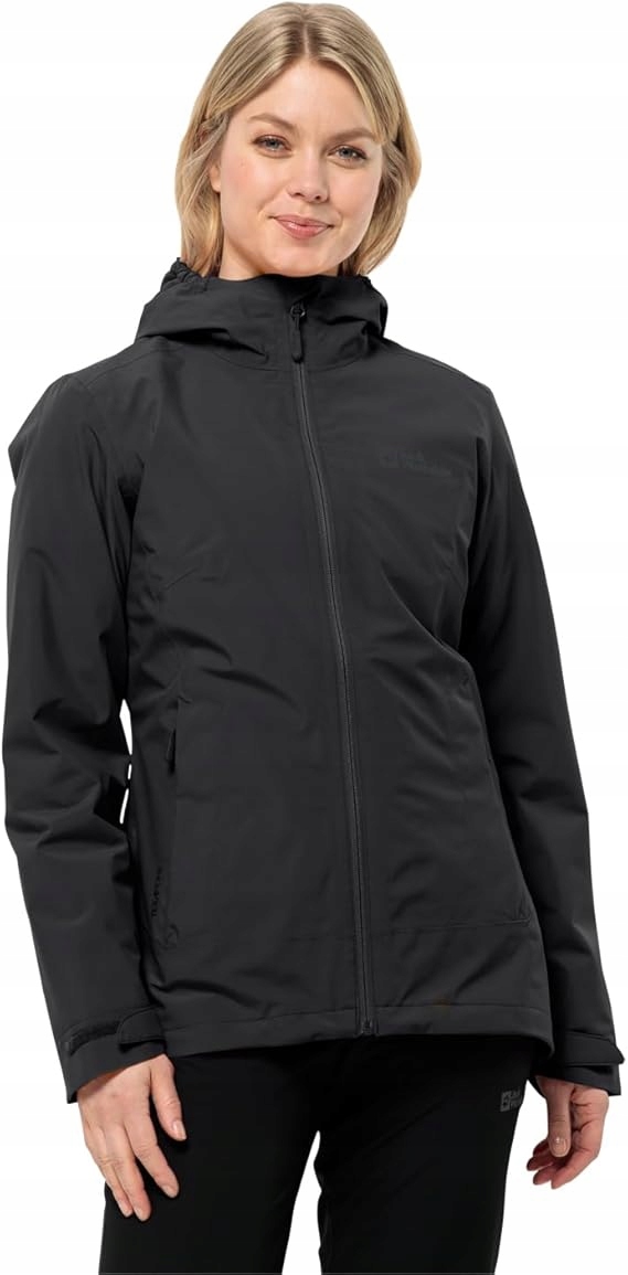 Dámská nepromokavá turistická bunda s fleecem 3v1 Jack Wolfskin S