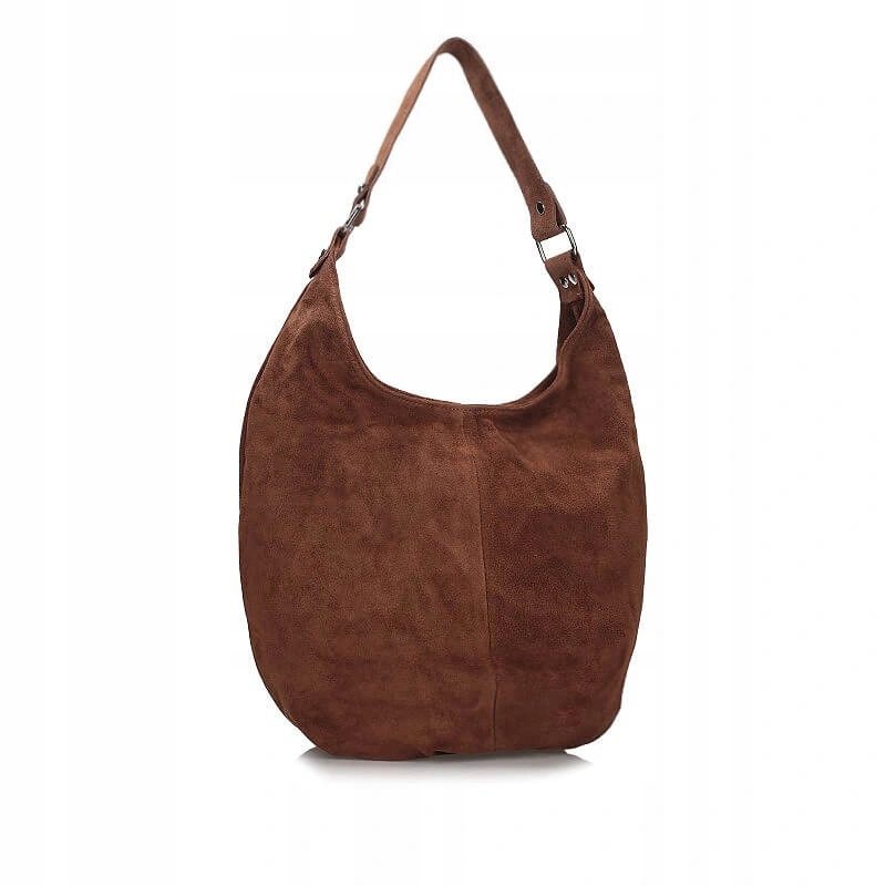 Kabelka Toscanio A284 Hnědá velká D48 kožená italská vak