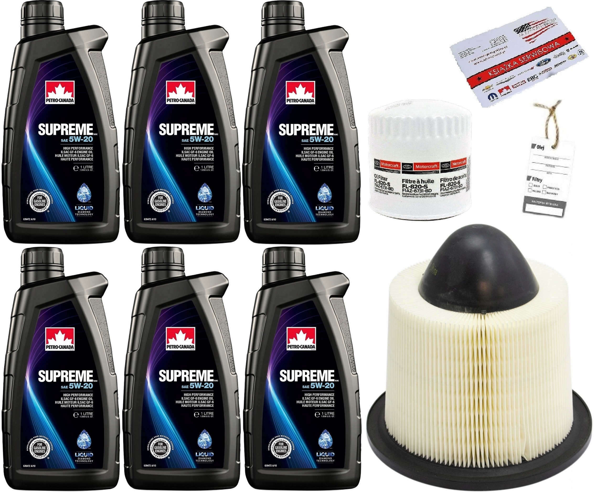 PETRO-CANADA 5W-20 6L + FILTRY EXPEDITION 97-04