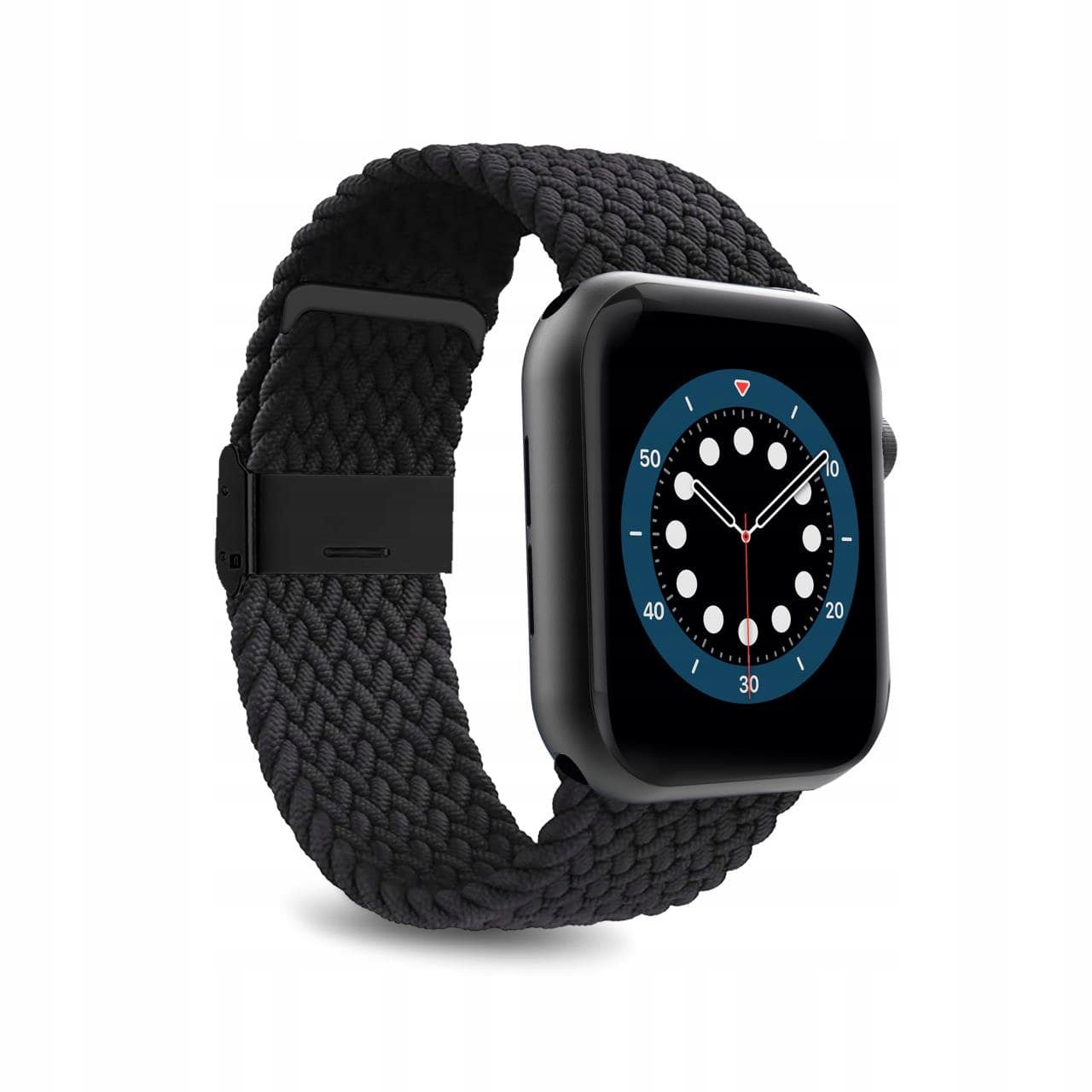 Nylonový Pásik Pre Apple Watch 38 40 41 MM Loop Čierny