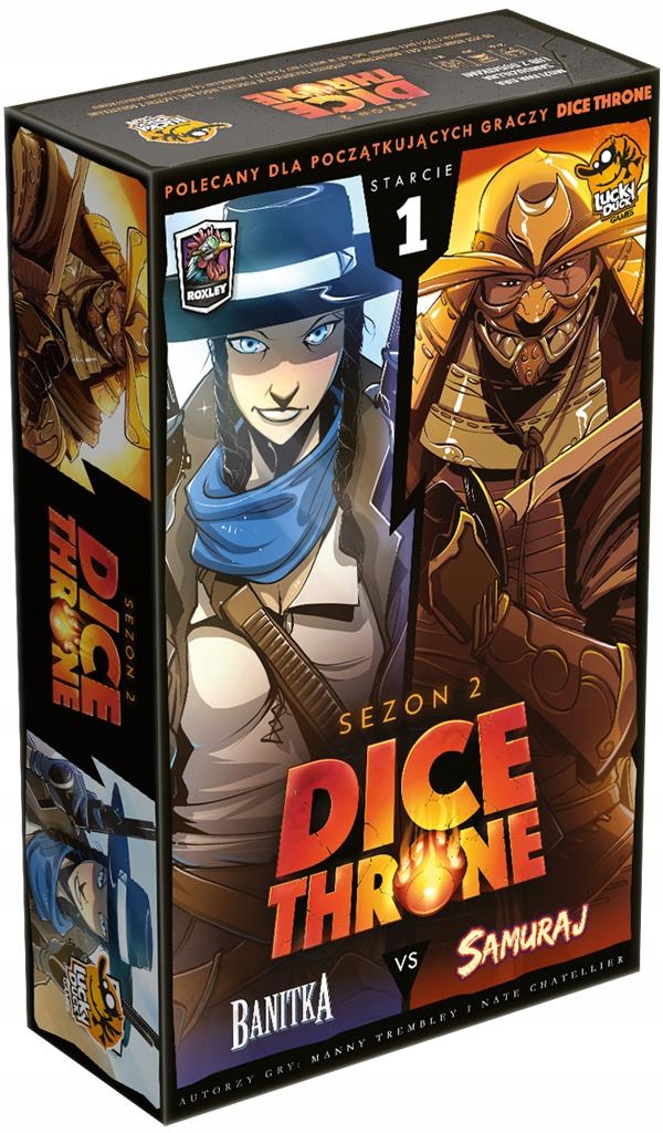 Dice Throne: Starcie 1 - Banitka vs Samuraj