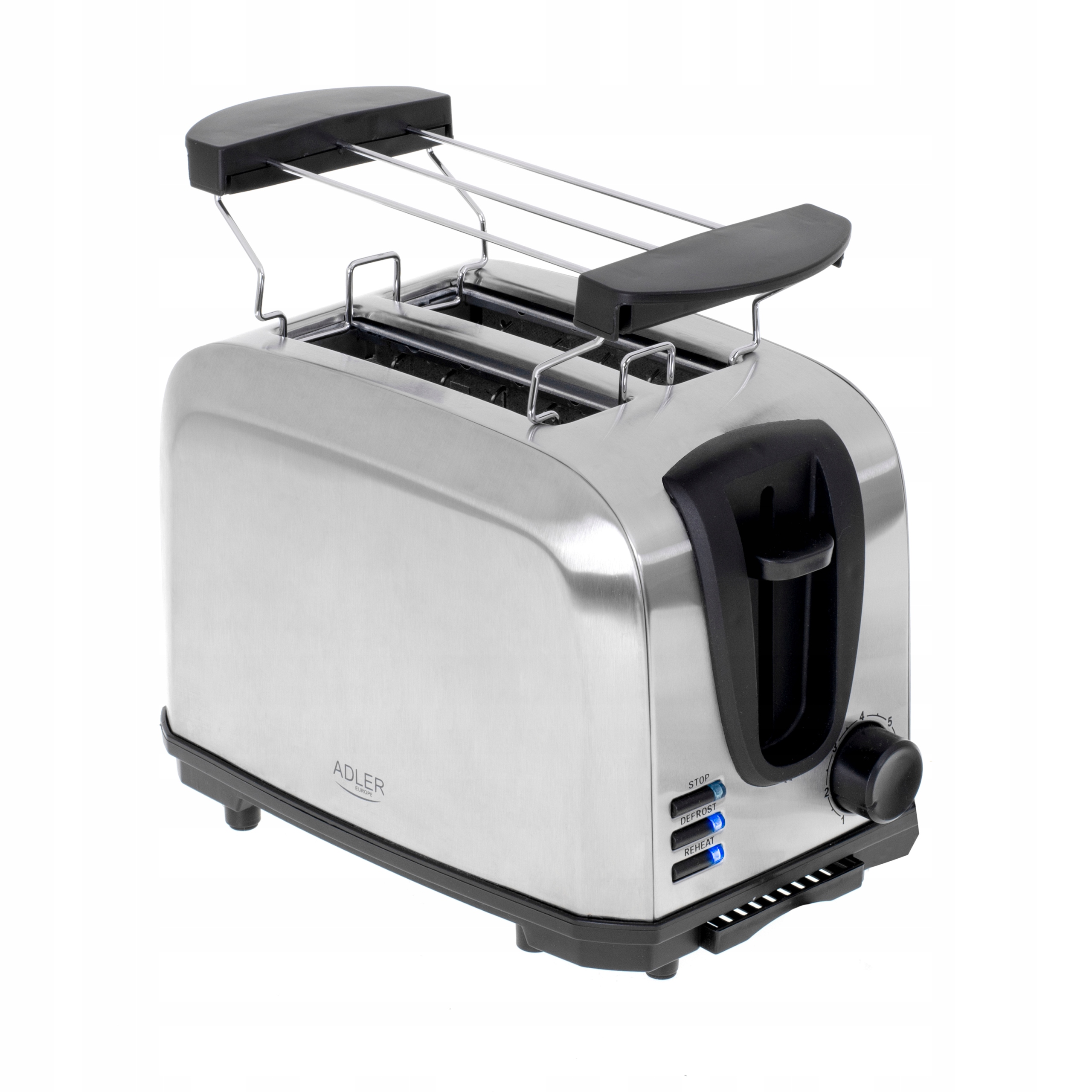 Toster AD 3222 z Rusztem do Bułek 7 Poziomów Opiekania 1000W
