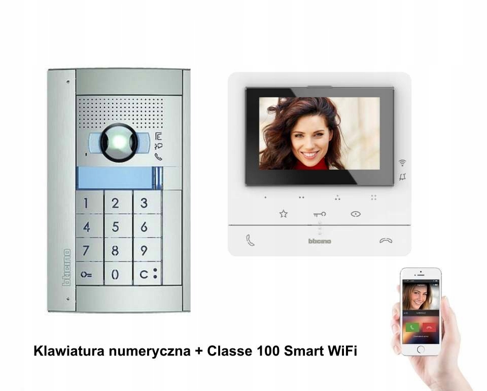 Videodomofon s Wifi klávesnicí Legrand