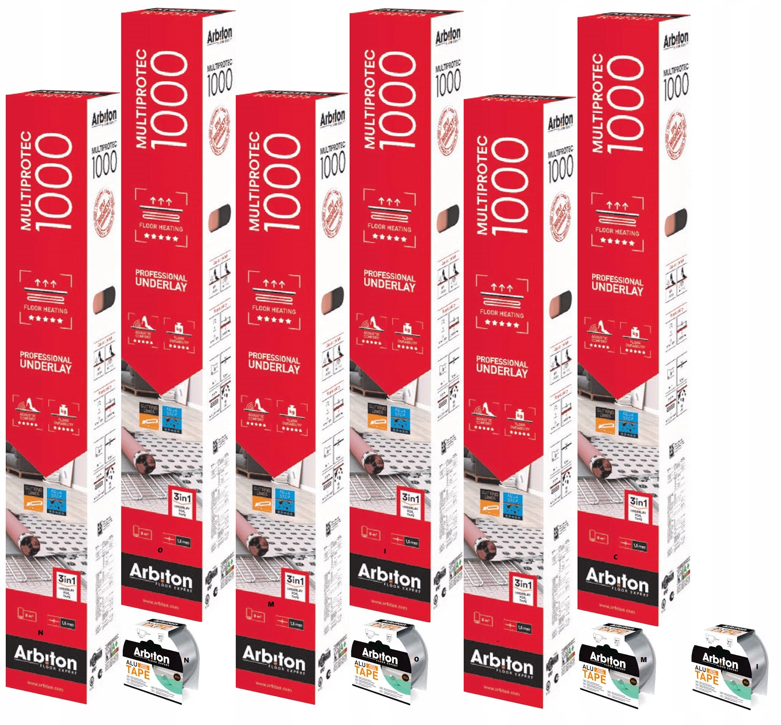 

Multiprotec 1000 1,5mm 3w1 podkład zestaw 48m2