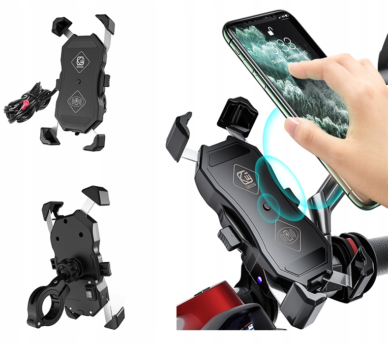 LADOWARKA BEZPRZEWODOWA MOTOCYKLOWA UCHWYT TELEFON Manufacturer other