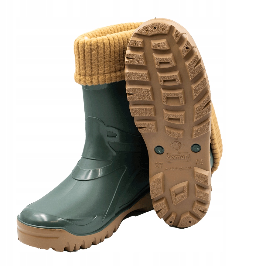 Kalosze ocieplane DAMSKIE ciepłe gumowce OCIEPLACZ wymienny gumiaki Demar Model Young 2 Fur