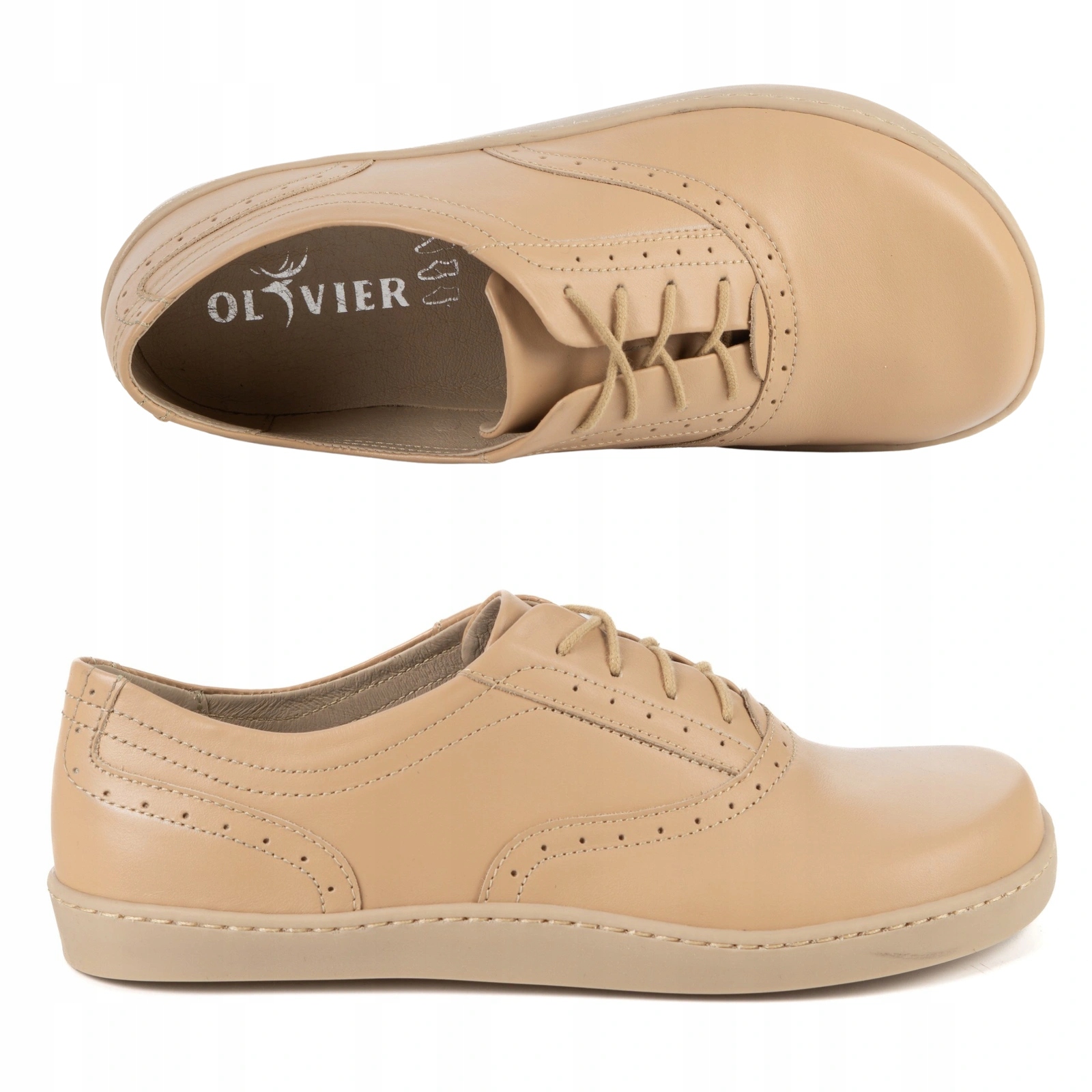 Barefoot Dámské minimalistické kožené boty Signe 37