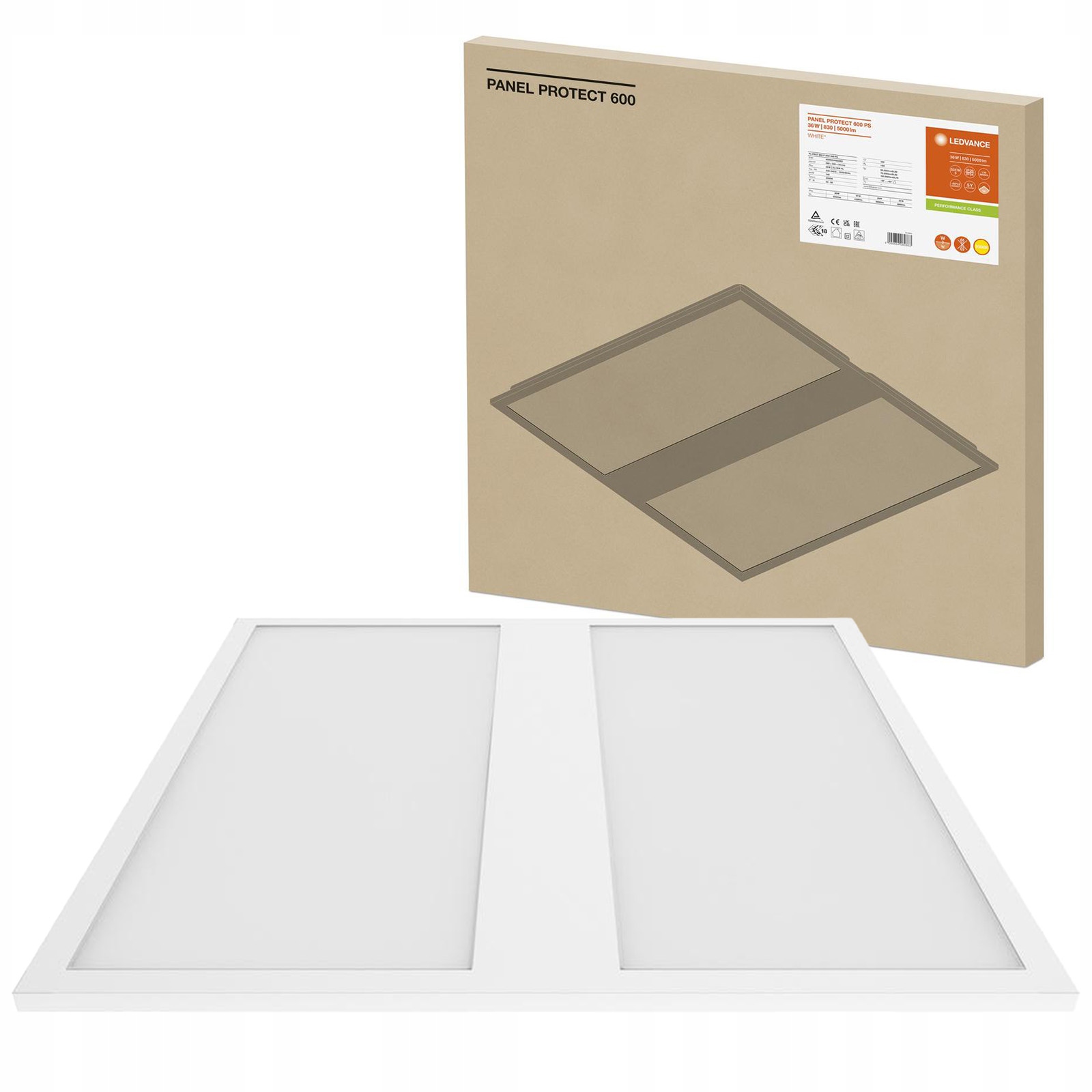 Led panel Lampa Kaseton 36W 4000K 60x60 cm