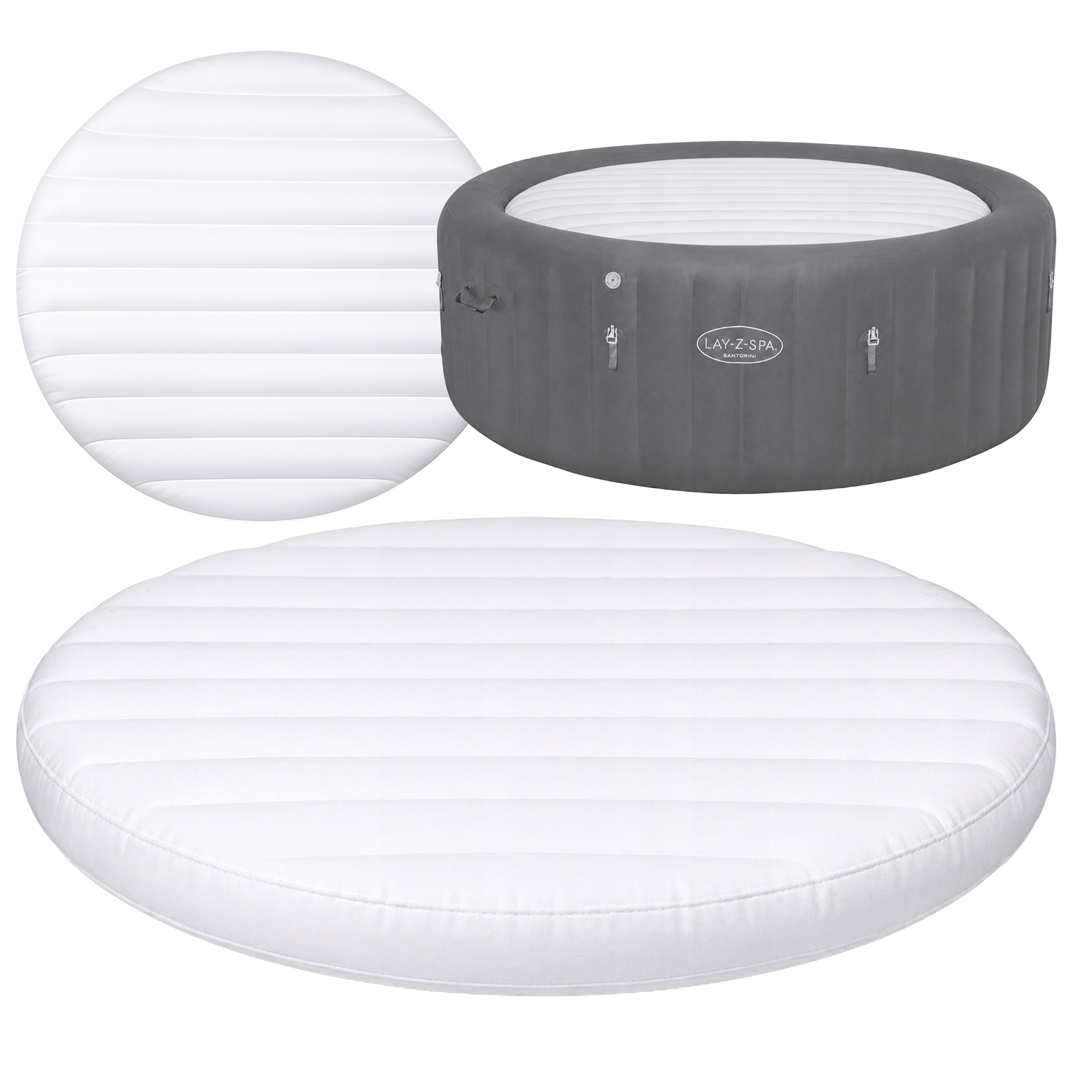 Nafukovacia tepelná podložka s krytom na vírivku Lay-Z-Spa Santorini 216x80 Bestway