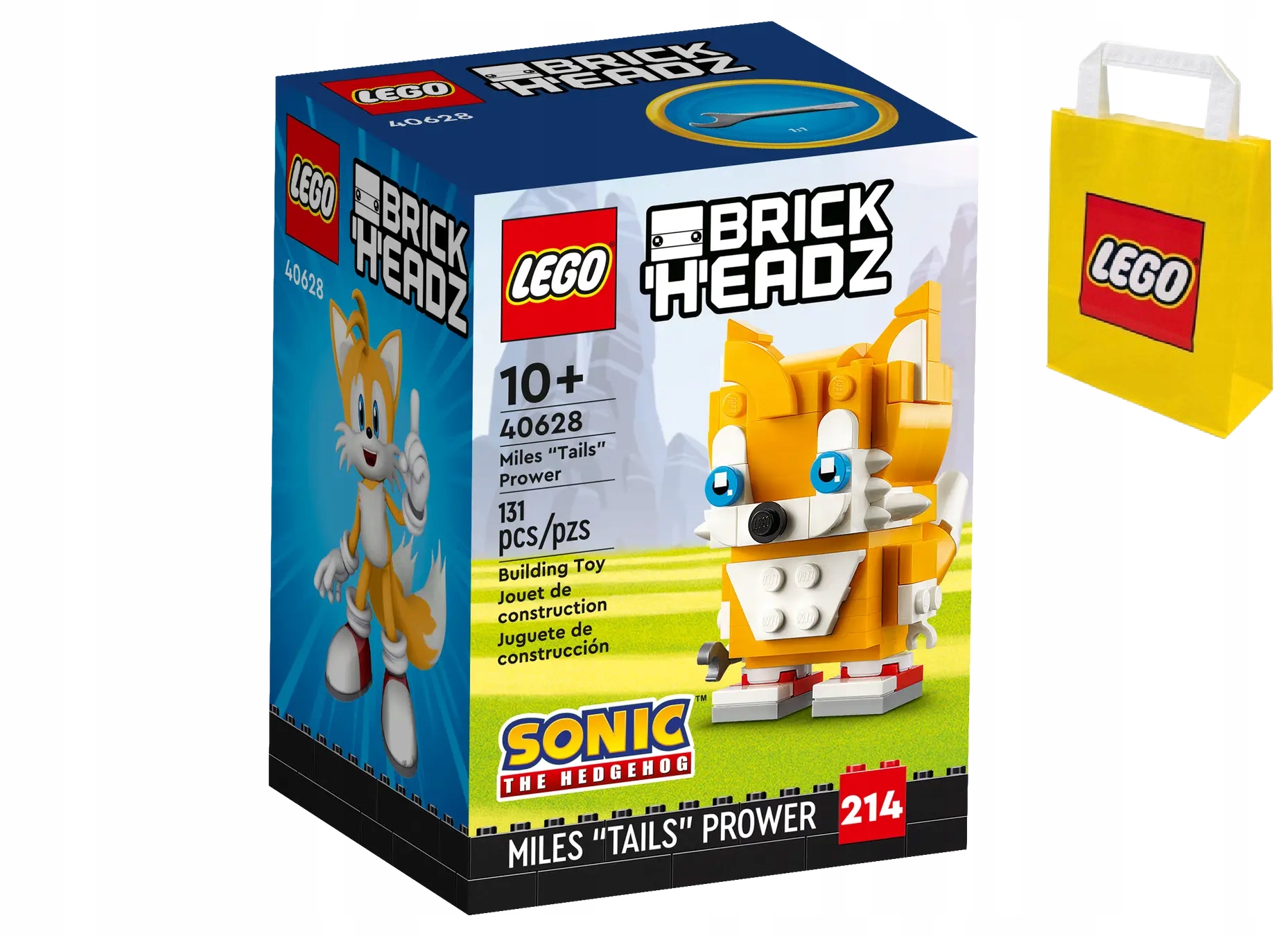 Lego BrickHeadz 40628 Miles Tails Prower papírová taška Lego