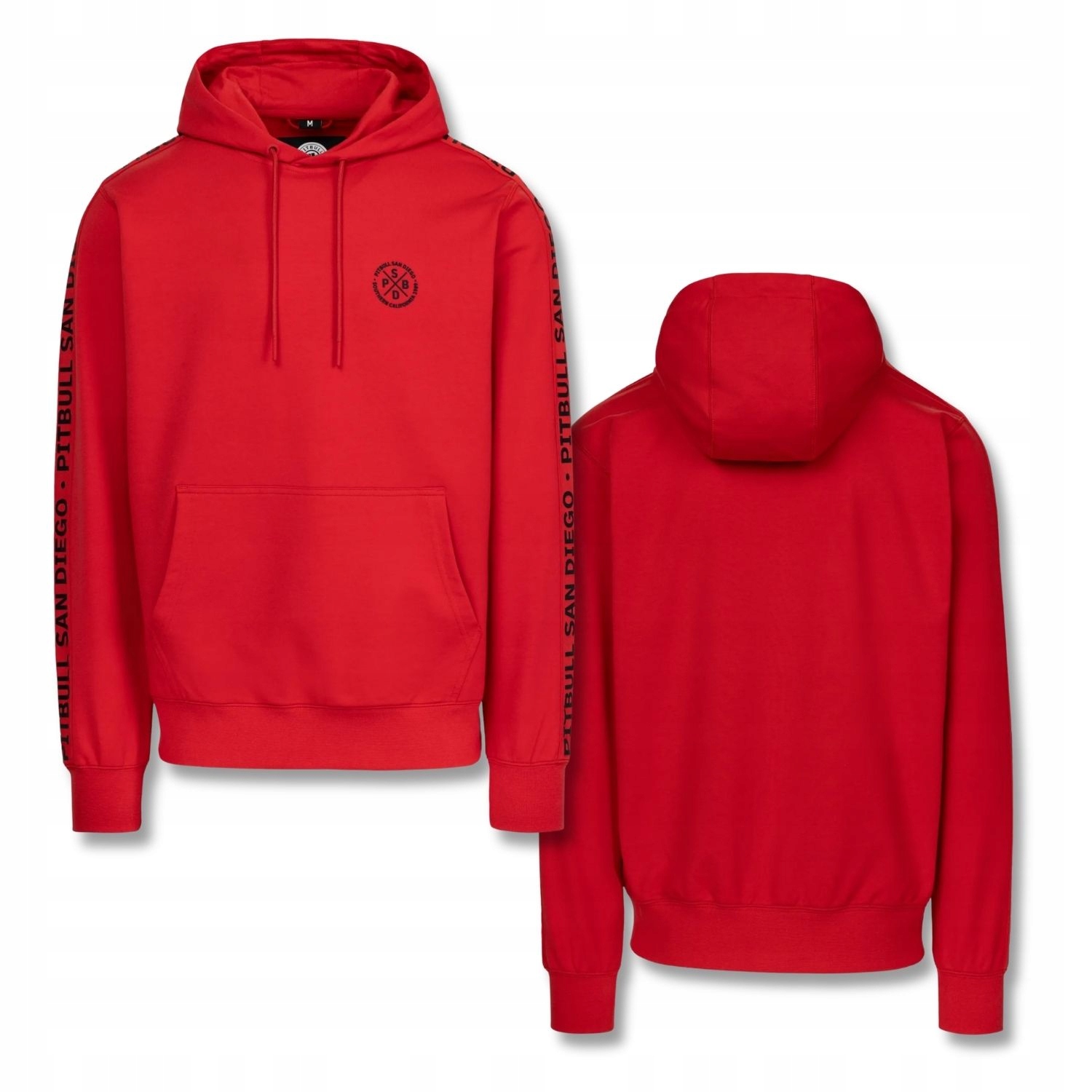 Pánská Mikina s kapucí Pitbull Tape Parker s měkkou vazbou klokanka L