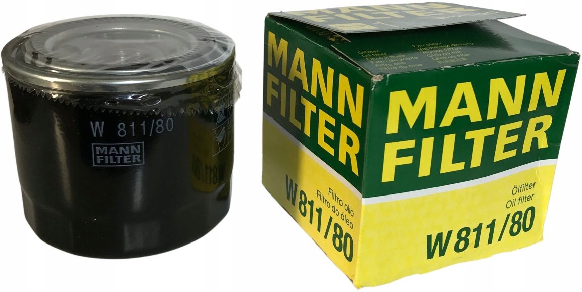 

Mann W811/80 Filtr Oleju Mazda Hyundai Mitsubishi