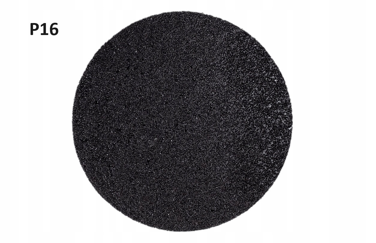 Krążek ścierny na rzep do żyrafy 225mm węglik krzemu P16 gips stryropian