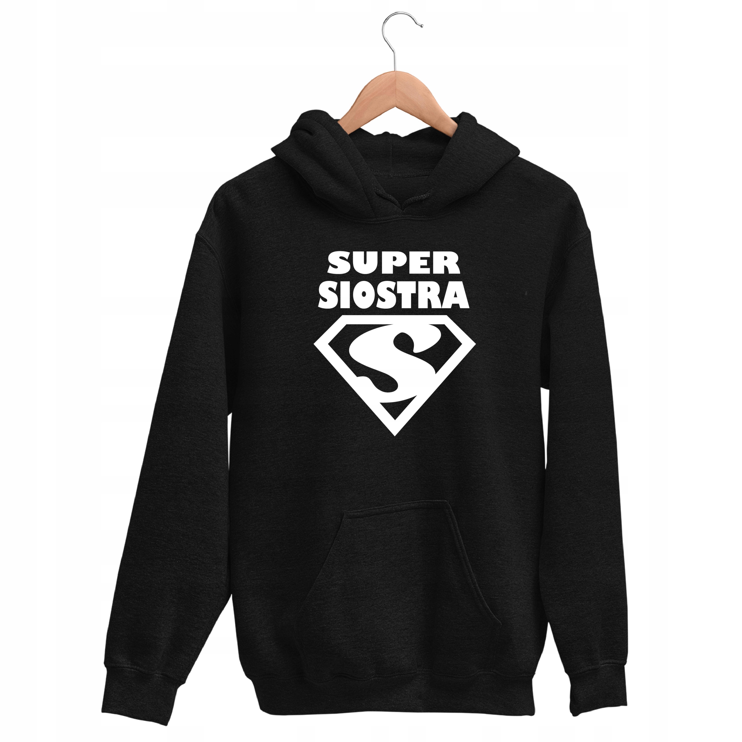 

Bluza Kangurka Z Kapturem Dla Super Siostry Siora