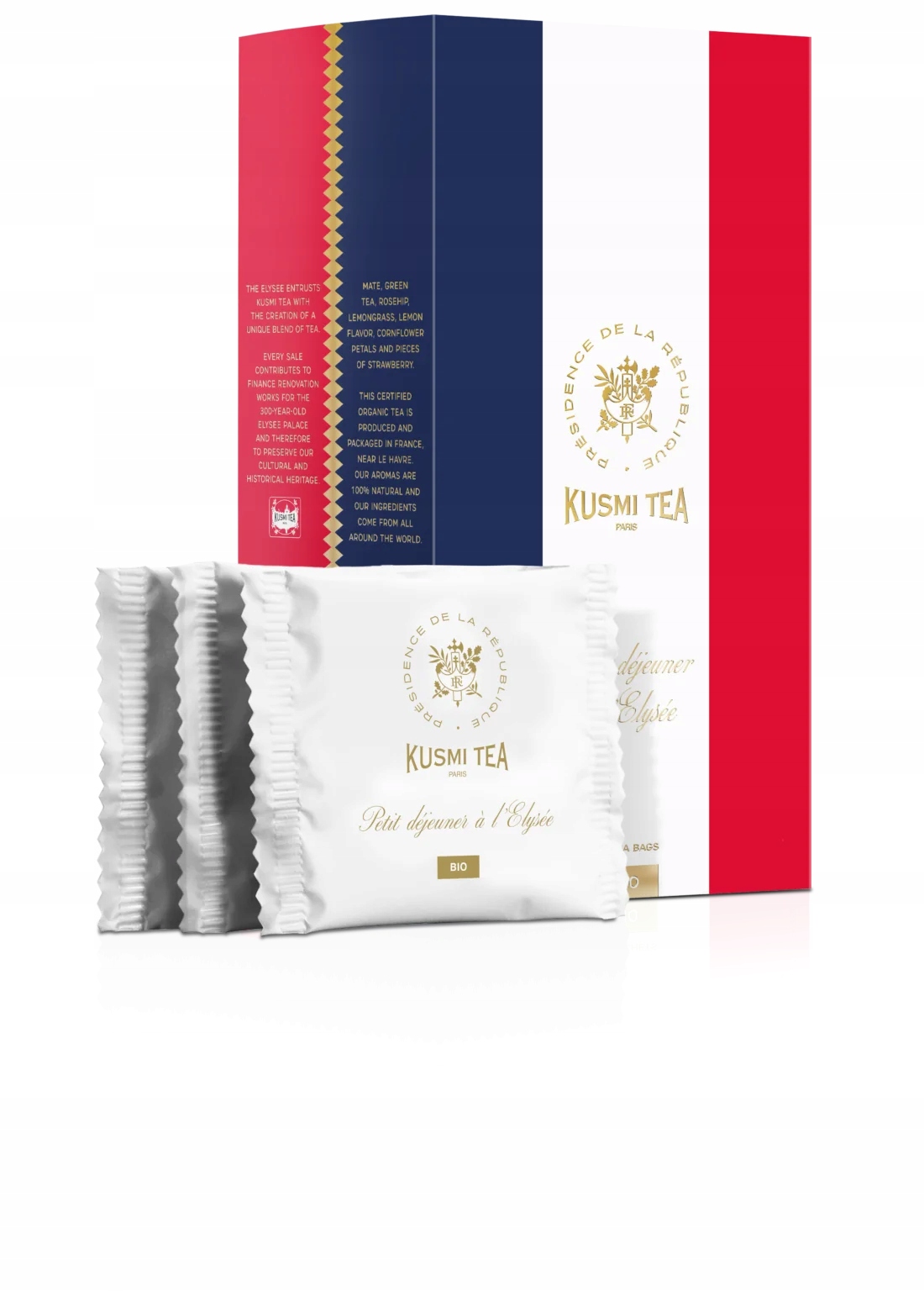 Kusmi Tea Petit déjeuner à l'Elysée Herbata Zielona 24 Saszetki