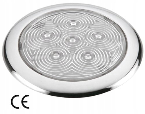 Stropní svítidlo z nerezové oceli 110 mm 12 V