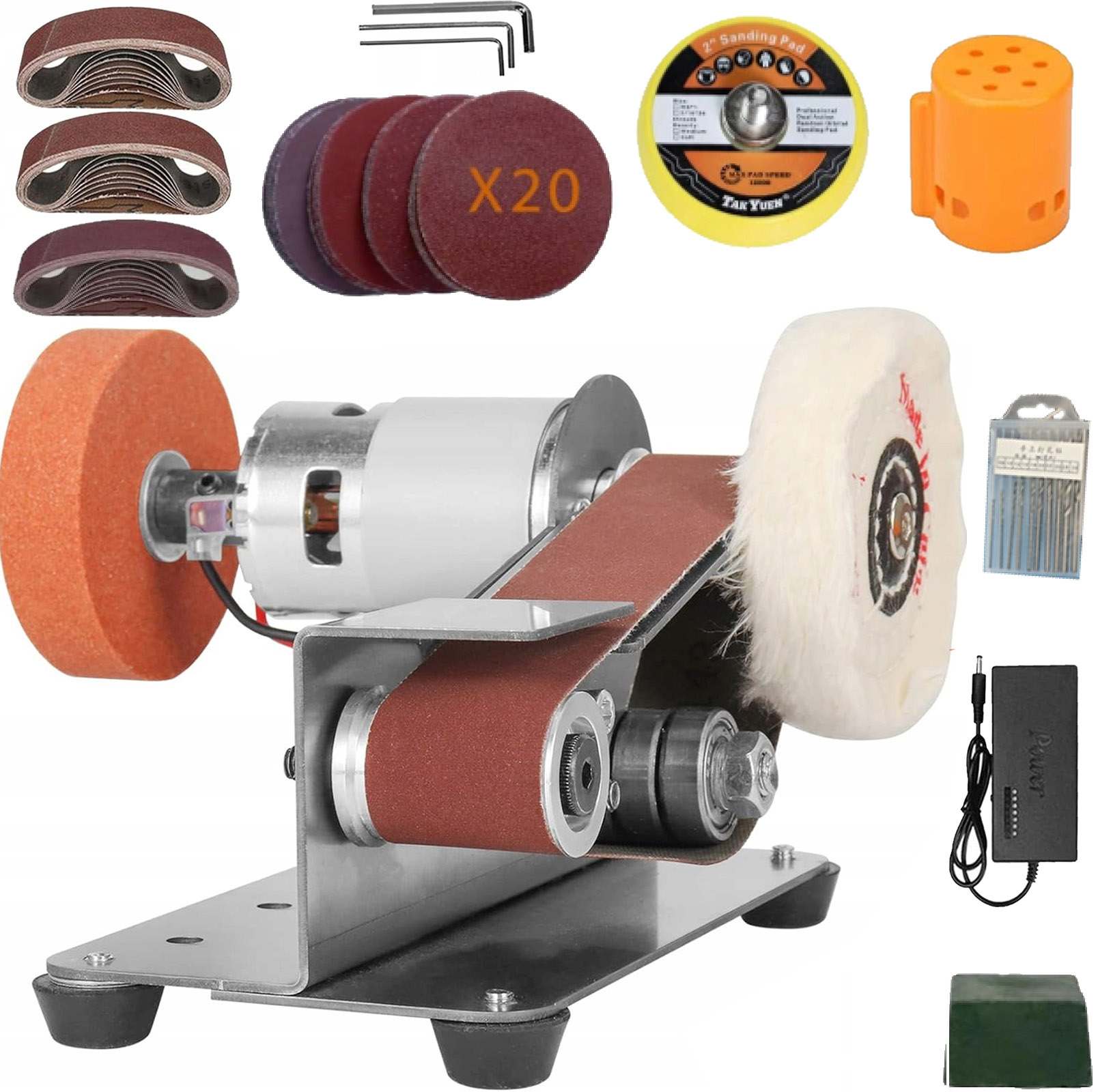 elektryczna wielofunkcyjny szlifierka taśmowa stołowa metalu ostrzałka noży