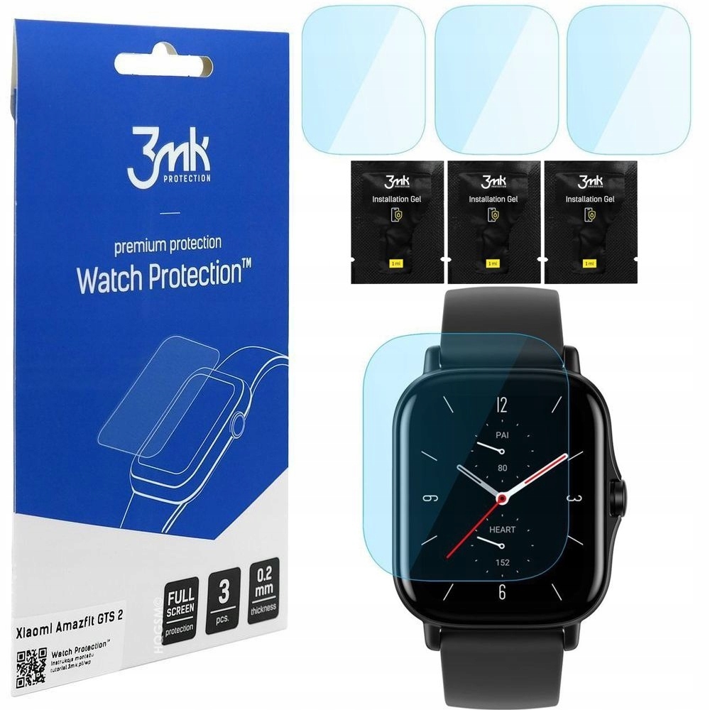 

3x Folia 3mk Wp 3 sztuki do Xiaomi Amazfit Gts 2