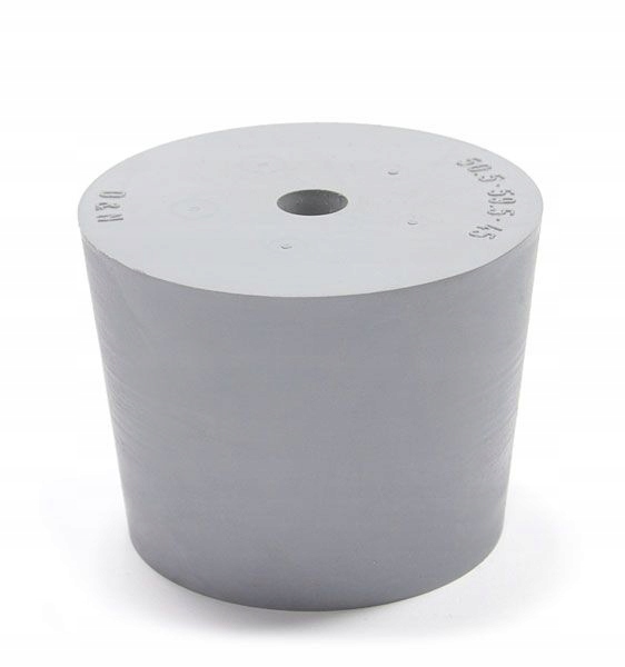 

Korek gumowy fi 35/29 mm, h 30 mm z otworem