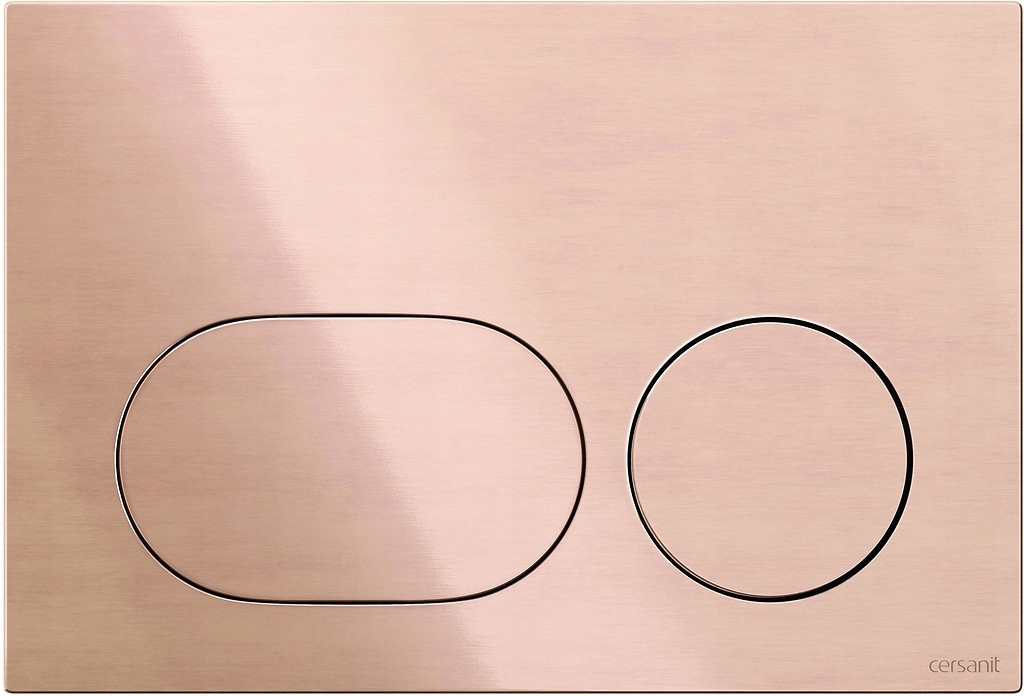 Przycisk spłukujący do Wc Cersanit Dueto Miedź Szczotkowana K3003-002