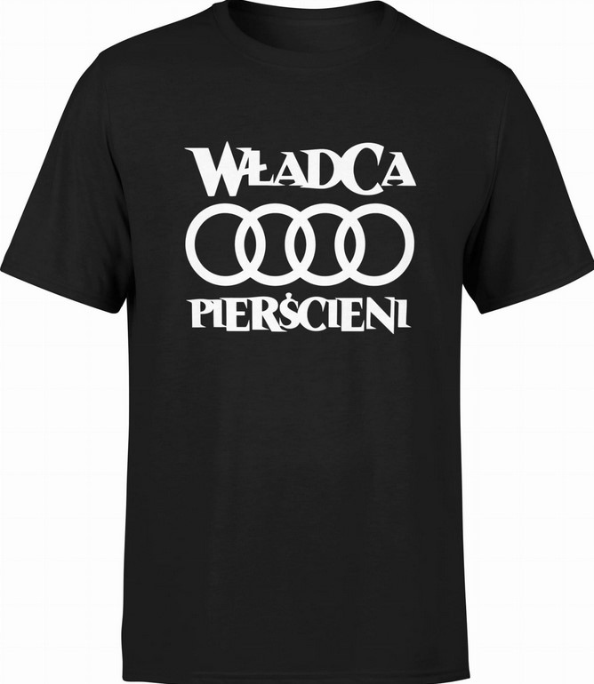 KOSZULKA MĘSKA AUDI WŁADCA PIERŚCIENI T-SHIRT L