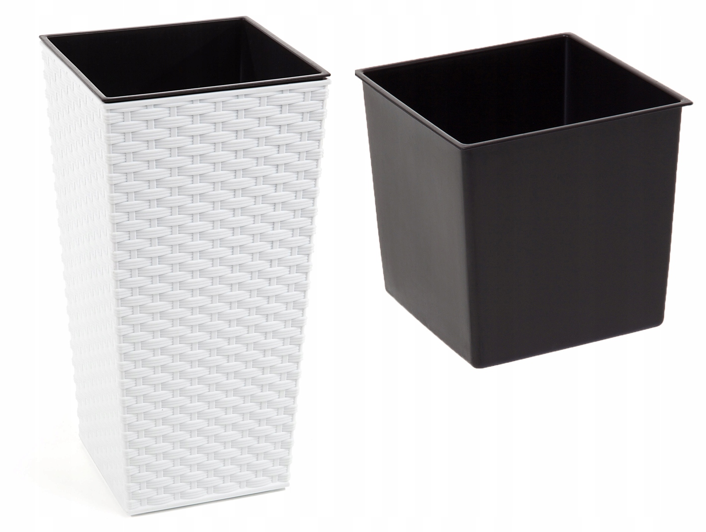 LAMELA Doniczka FINEZJA 19h37 BIAŁY RATTAN Marka Lamela