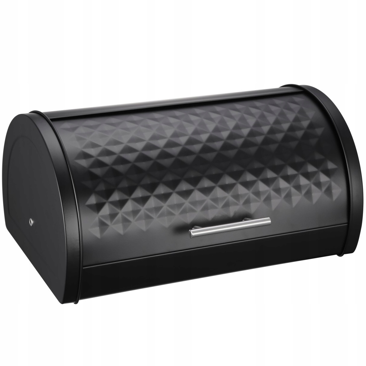 CHLEBAK METALOWY POJEMNIK NA PIECZYWO CZARNY Linia Diamond