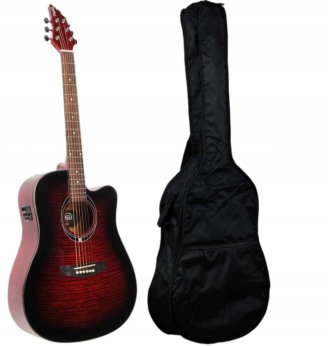 FLYCAT C100 TRD CEQ CZERWONA GITARA POKROWIEC