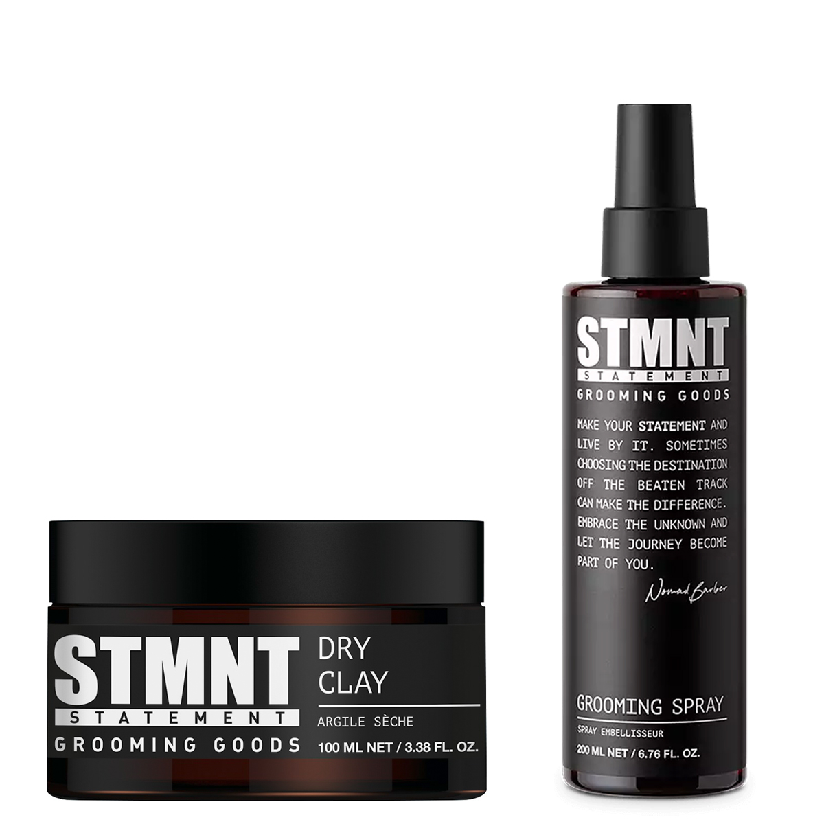 STMNT zestaw DryClay 100ml + Grooming spray 200ml