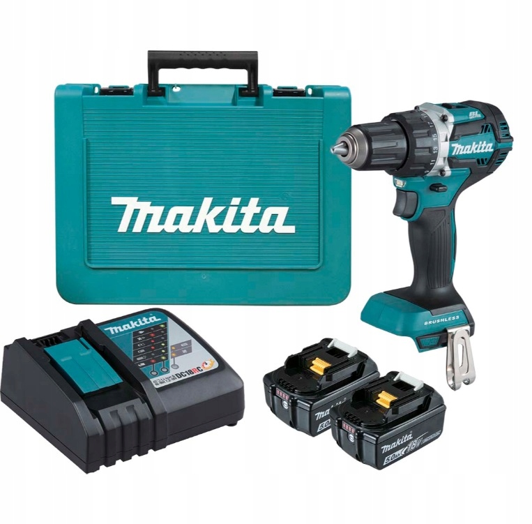 Makita Aku Šroubovák 18V DDF484RTE 54/30Nm 2x5,0Ah