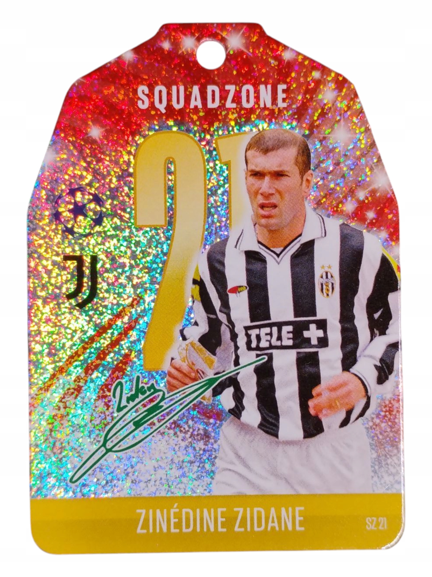 Topps Match Attax 2024-2025 Squadzone SZ21 Zinedine Zidane Juventus